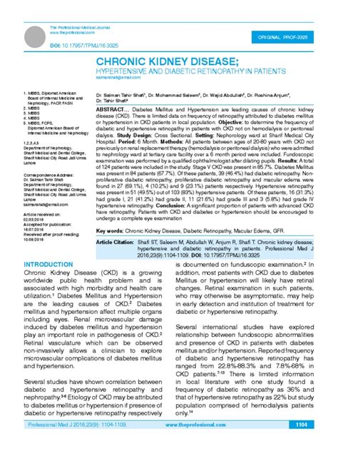 ckd news chanel|articles on chronic kidney disease.